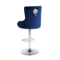 Hoker barowy,do kuchni, salonu, pokoju, elegancki ROYAL VELVET NIEBIESKI SL