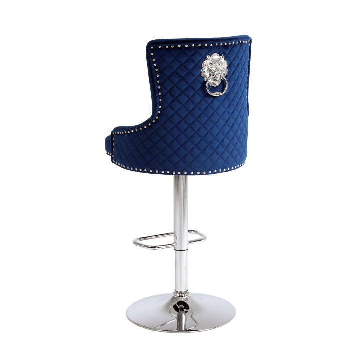 Hoker barowy,do kuchni, salonu, pokoju, elegancki ROYAL VELVET NIEBIESKI SL