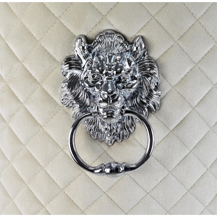 Hoker barowy, do kuchni, salonu, elegancki CRYSTAL VELVET BEŻOWY SL