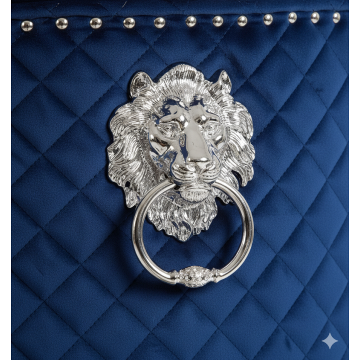 Hoker barowy,do kuchni, salonu, pokoju, elegancki ROYAL VELVET NIEBIESKI SL