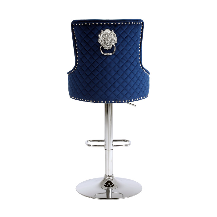 Hoker barowy,do kuchni, salonu, pokoju, elegancki ROYAL VELVET NIEBIESKI SL