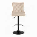 Hoker barowy, do kuchni, salonu, elegancki CRYSTAL VELVET BEŻOWY BL