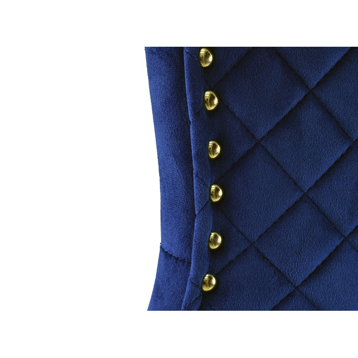 Hoker barowy,do kuchni, salonu, pokoju, elegancki ROYAL VELVET NIEBIESKI GL