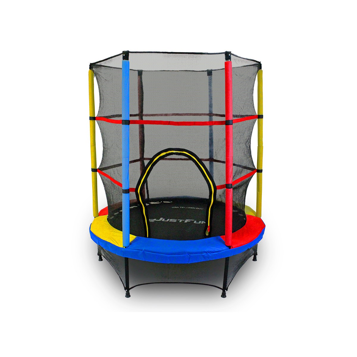 TRAMPOLINA do wewnątrz 140cm JUST FUN multicolor