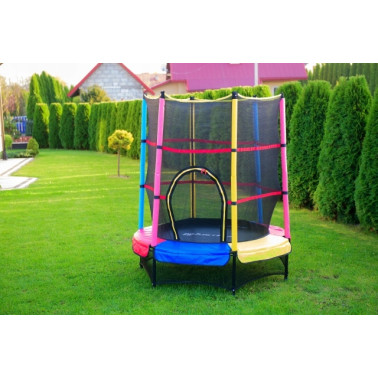 TRAMPOLINA do wewnątrz 140cm JUST FUN multicolor