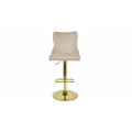 Hoker barowy,do kuchni, salonu, pokoju, wyspa elegancki VELVET BEŻOWY GL
