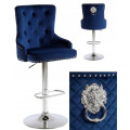 Hoker barowy,do kuchni, salonu, pokoju, elegancki ROYAL VELVET NIEBIESKI SL