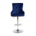 Hoker barowy,do kuchni, salonu, pokoju, elegancki ROYAL VELVET NIEBIESKI SL