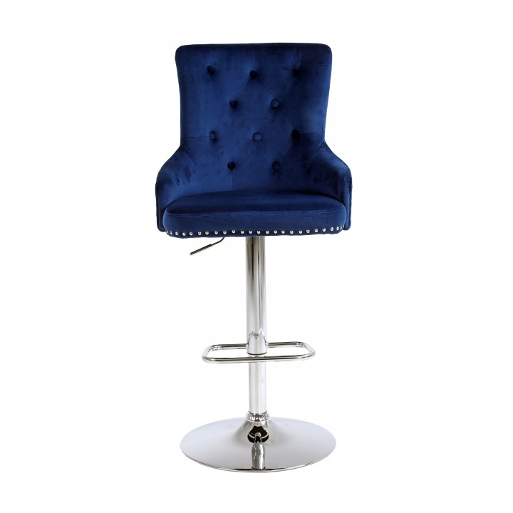 Hoker barowy,do kuchni, salonu, pokoju, elegancki ROYAL VELVET NIEBIESKI SL