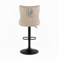 Hoker barowy, do kuchni, salonu, elegancki CRYSTAL VELVET BEŻOWY BL