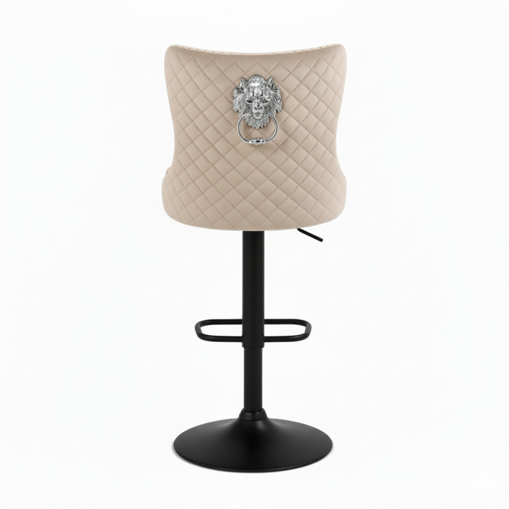 Hoker barowy, do kuchni, salonu, elegancki CRYSTAL VELVET BEŻOWY BL