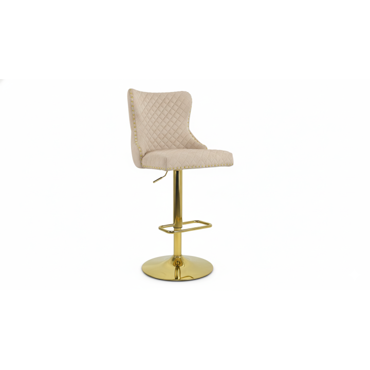 Hoker barowy,do kuchni, salonu, pokoju, wyspa elegancki VELVET BEŻOWY GL