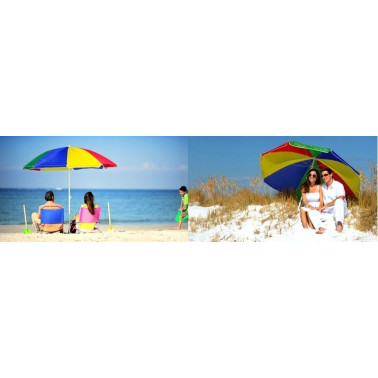 Parasol nicola.toys wielokolorowy 175 x 175 cm