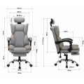 Fotel obrotowy, biurowy, ergonomiczny COMO szary