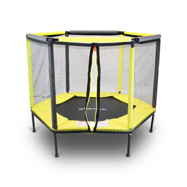 TRAMPOLINA KOJEC DO DOMU 140 YELLOW 4,5FT