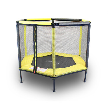 TRAMPOLINA KOJEC DO DOMU 140 YELLOW 4,5FT