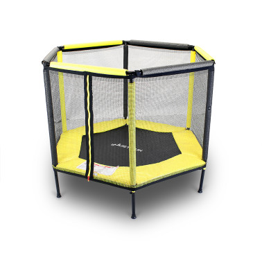 TRAMPOLINA KOJEC DO DOMU 140 YELLOW 4,5FT