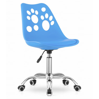 Krzesło obrotowe RENO - niebieskie