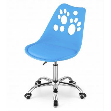 Krzesło obrotowe RENO - niebieskie