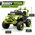 AUTO BUGGY PERFORMANCE RED NA AKUMULATOR, MOCNY, BEZPIECZNY CZERWONY