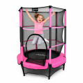 TRAMPOLINA do wewnątrz 140cm JUST FUN różowa