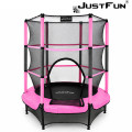 TRAMPOLINA do wewnątrz 140cm JUST FUN różowa