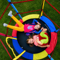 TRAMPOLINA do wewnątrz 140cm JUST FUN różowa