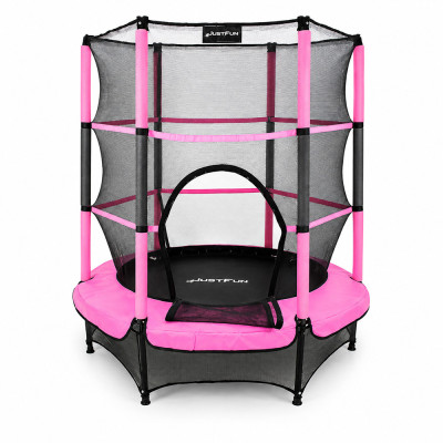 TRAMPOLINA do wewnątrz 140cm JUST FUN różowa
