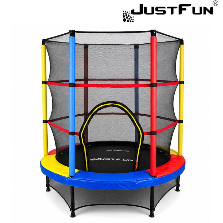 TRAMPOLINA do wewnątrz 140cm JUST FUN multicolor