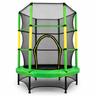 ZIELONO-ŻÓŁTA-TRAMPOLINA DO DOMU I OGRODU 140 JF