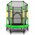 ZIELONO-ŻÓŁTA-TRAMPOLINA DO DOMU I OGRODU 140 JF