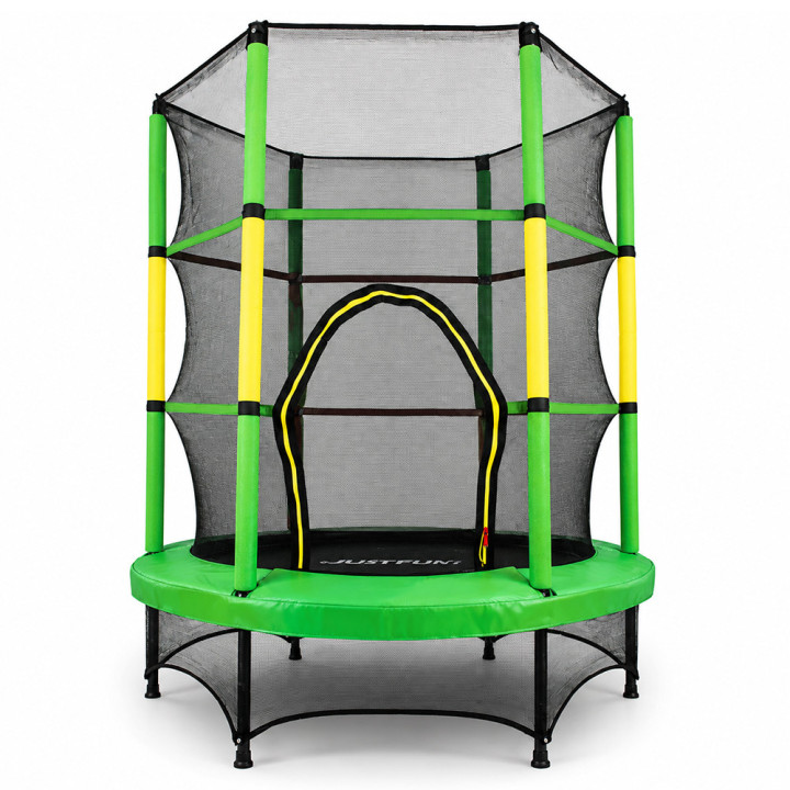 ZIELONO-ŻÓŁTA-TRAMPOLINA DO DOMU I OGRODU 140 JF