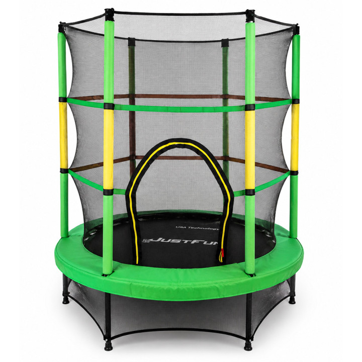 ZIELONO-ŻÓŁTA-TRAMPOLINA DO DOMU I OGRODU 140 JF