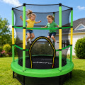 ZIELONO-ŻÓŁTA-TRAMPOLINA DO DOMU I OGRODU 140 JF