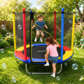 TRAMPOLINA REKREACYJNA DLA DZIECI 152 CM JUST FUN MULTICOLOR