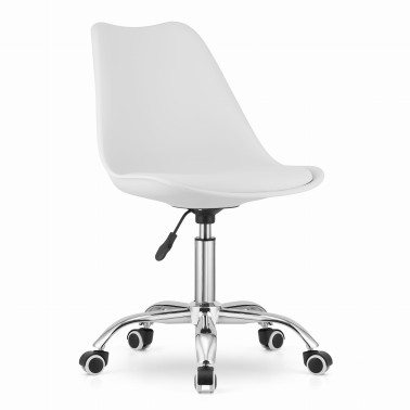 Krzesło obrotowe VIENA - białe