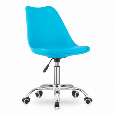 Krzesło obrotowe VIENA - niebieskie