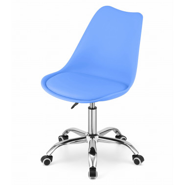 Krzesło obrotowe VIENA - niebieskie