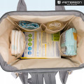Plecak dla Mamy do Wózka Torba Organizer Mommy Bag PETERSON 10 Kieszeni