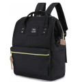 Plecak Miejski Himawari 9001 Damski Na Laptopa 13,3 Cala A4 USB Czarny