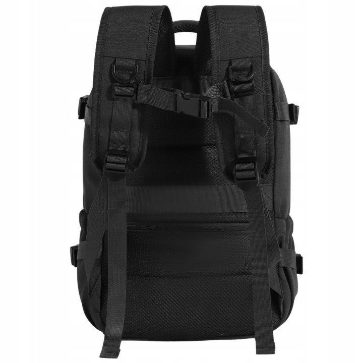 Plecak kabinowy WINGS bagaż podręczny 40x25x20 Ryanair Wizz Air 20L BLACK