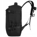 Plecak kabinowy WINGS bagaż podręczny 40x25x20 Ryanair Wizz Air 20L BLACK