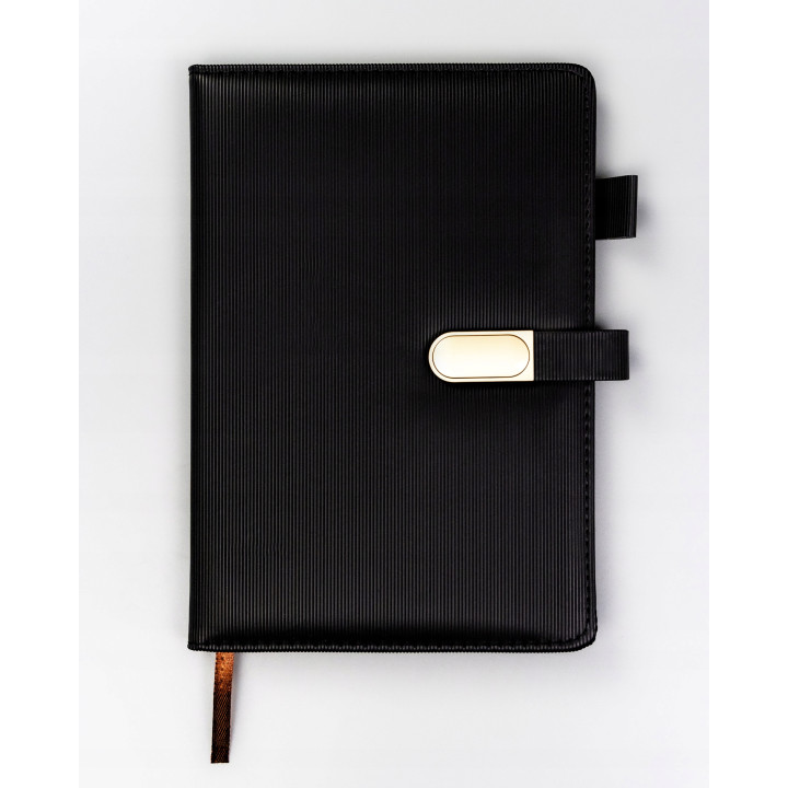ZESTAW PREZENTOWY PETERSON NOTES A5 + DŁUGOPIS PLANER ORGANIZER CZARNY