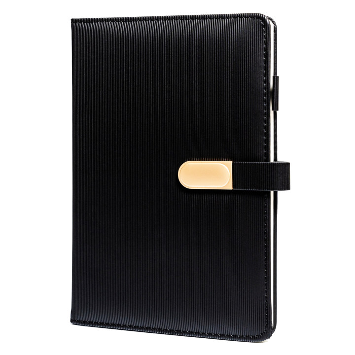 ZESTAW PREZENTOWY PETERSON NOTES A5 + DŁUGOPIS PLANER ORGANIZER CZARNY