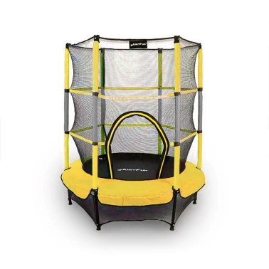 JUST FUN 140 ZÓŁTA - TRAMPOLINA DO DOMU I OGRODU