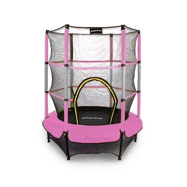TRAMPOLINA do wewnątrz 140cm JUST FUN różowa