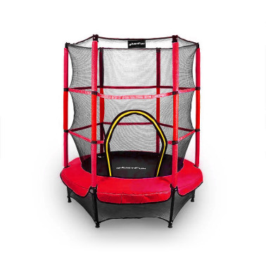 TRAMPOLINA do wewnątrz 140cm JUST FUN czerwona