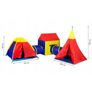 Namiot, tunel, plac zabaw dla dzieci JF-8906 5w1