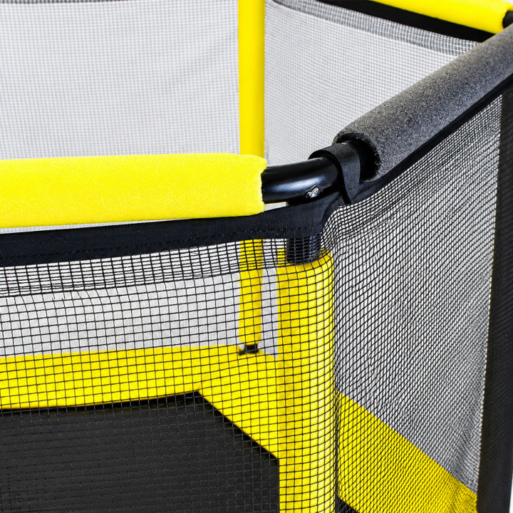 TRAMPOLINA-KOJEC DO DOMU I OGRODU 140 YELLOW