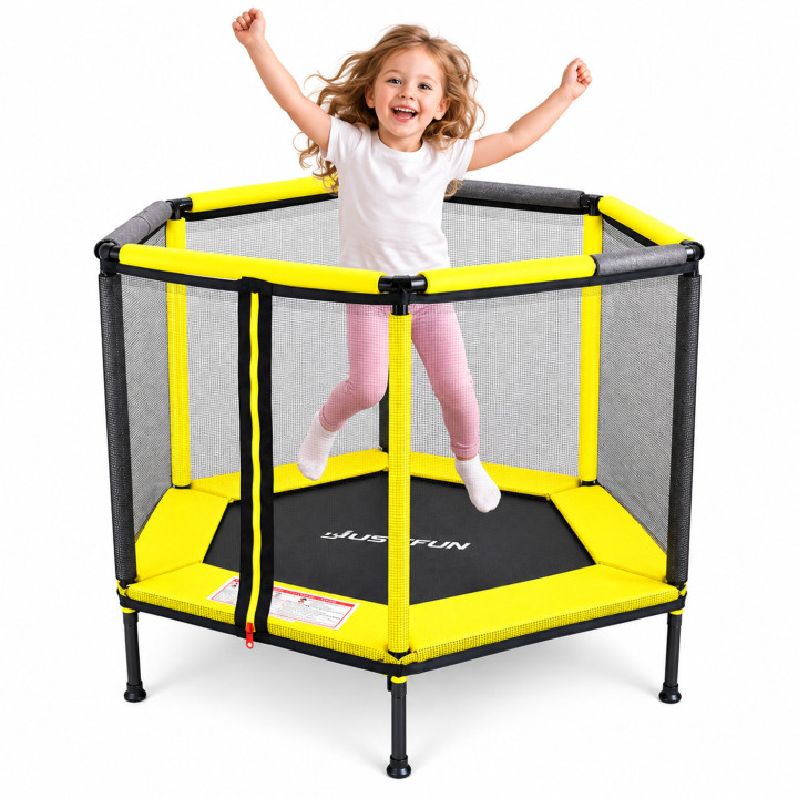 TRAMPOLINA-KOJEC DO DOMU I OGRODU 140 YELLOW